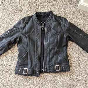 Womens M Arlen Ness Leather Jacket